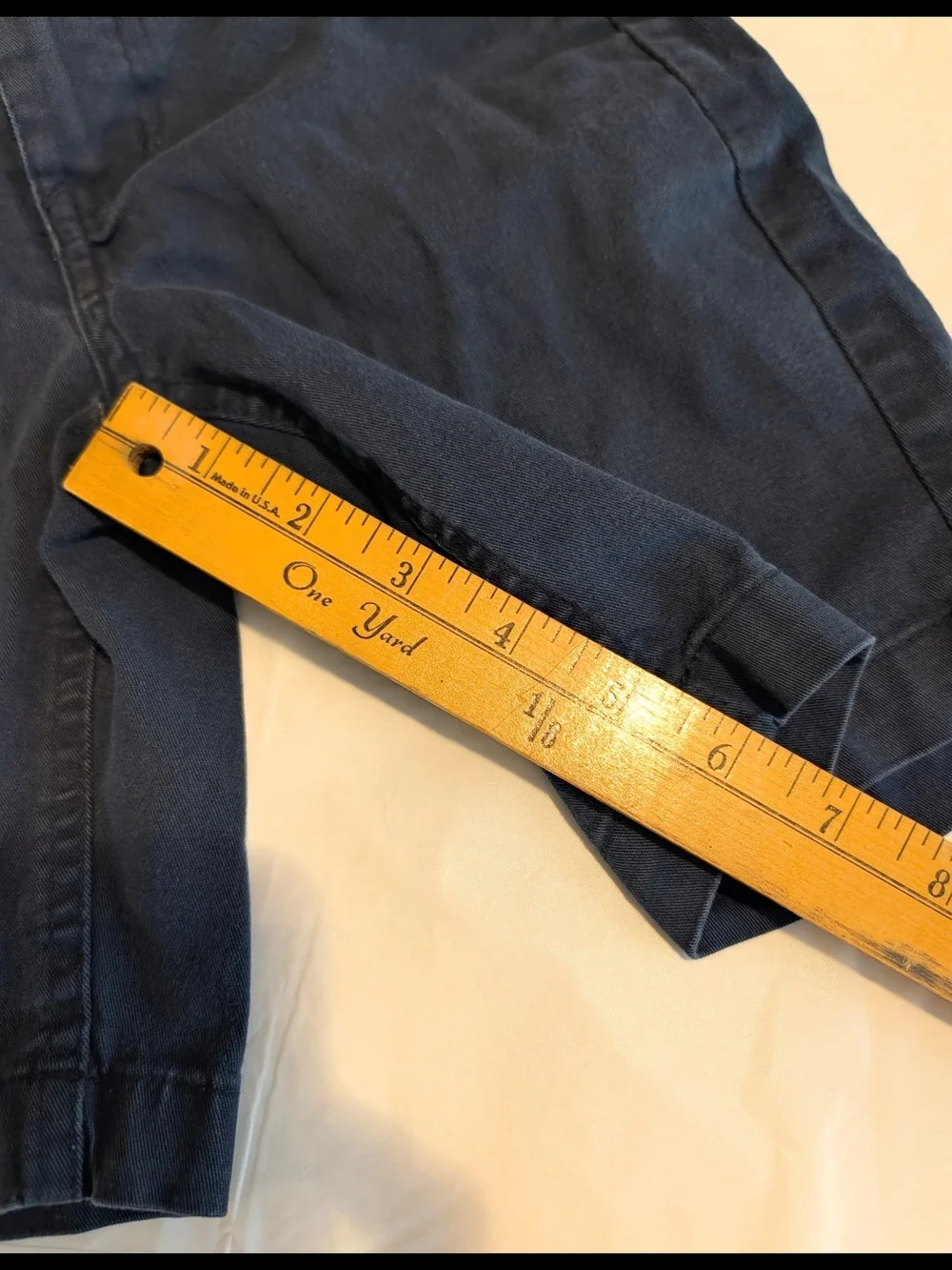 Old Navy (Lot Of 2) Boys 7 Navy Blue Chino Shorts School Uniform READ DESCRIPT.